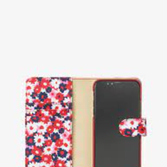 NIB Michael Kors iPhone X Cell Phone Folio/Case - RED - Picture 4 of 5